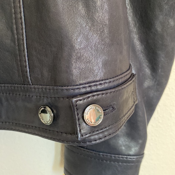 Michael Kors Leather Jacket - Jean Jacket Styling - Picture 5 of 11